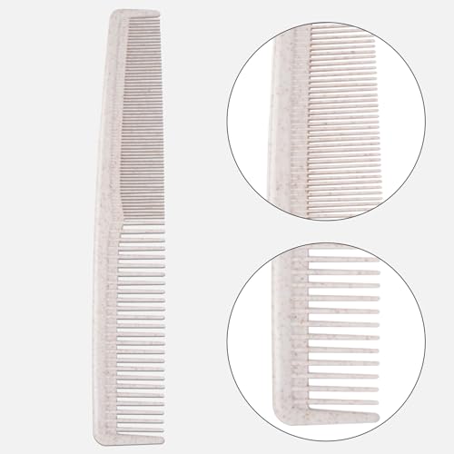 Disposable Wheat Straw Hair Combs Bulk 100 Pack - Light, Durable & Gentle on Scalp