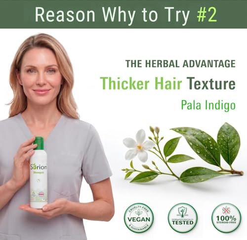 Sorion Herbal Thickening Shampoo for Dry Scalp - Natural Hair Strengthener