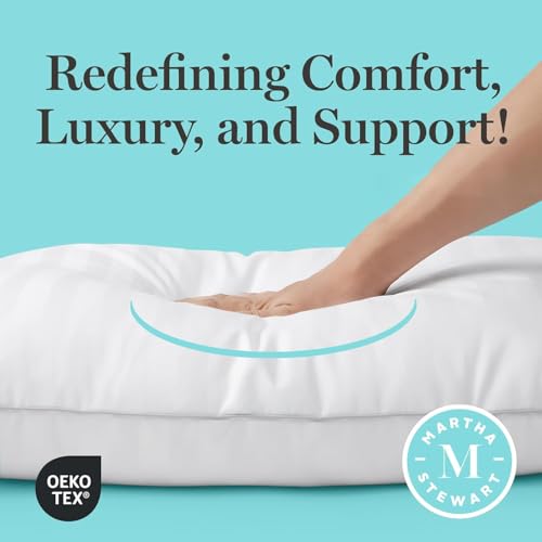 White King Size Pillow Set of 2 - Martha Stewart Hotel Collection
