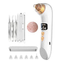 Blackhead Remover Pore Vacuum with Camera & Heating,Upgraded USB Rechargeable Deep Cleansing Facial Pore Acne Comedone Whitehead Extractor Tools with 5 Suction Levels,6 Replaceable Tips for Women&Men