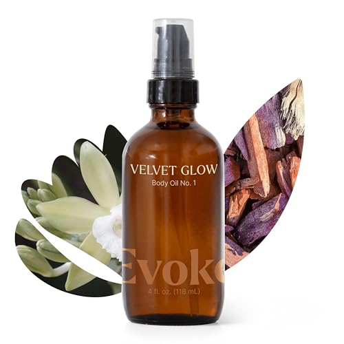 Velvet Glow Body Oil - Ultra Hydrating & Quick Absorbing 4 oz - Natural Scent