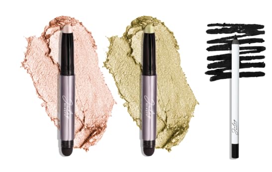 Julep Eyeshadow & Eyeliner Duo - Meadow Shimmer, Blackest Black, Pearl Shimmer, 3pc Set