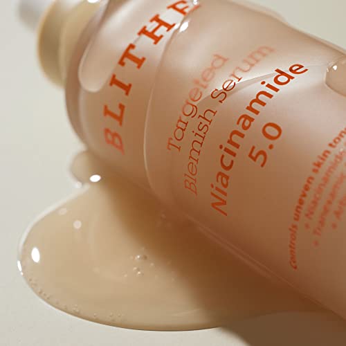BLITHE Dark Spot Corrector & Tightening Serum Bundle Set, Niacinamide 5% and Pressed Serum Tundra Chaga, Best Korean Skincare