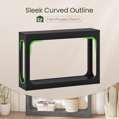 Console Table 47.2 Inches Black - Versatile Entryway & Living Room Accent