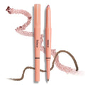 HINCE New Depth Dual Color Stick 02 Cool Volume Liner - Dual Highlighter & Contouring Stick, Aegyosal Makeup, Under Eye Highlighter, Quick & Easy Eye Makeup