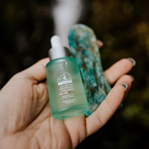 Alaska Glacial Resveratrol + Hyaluronic Acid Anti-Aging Serum for Sensitive & Combo Skin | Firms, Plumps, Smooths Fine Lines | Lightweight Gel Serum ? 30ml