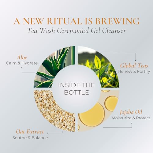 ILONA Tea Wash Hydrating & Detox Face Cleanser - All Skin Types, 5 oz. (Variation 1)