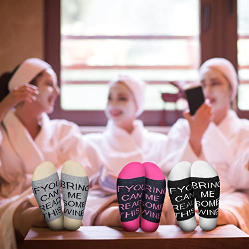 Girls Trip Gift Set with Socks, Eye Masks, Cosmetic Bags & Can Sleeves - Party Favor Kit
