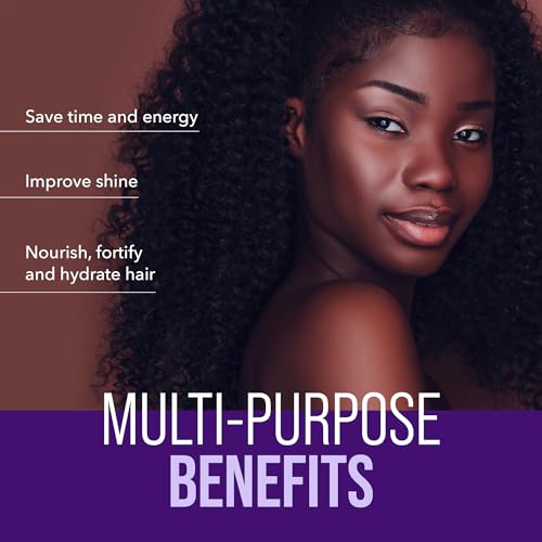 The Mane Choice The Alpha 3-in-1 Conditioner: Co-Wash, Moisturizing Leave-In Conditioner & Detangler for Coily, Wavy, or Curly Hair, Refresh & Revitalize 8 Oz