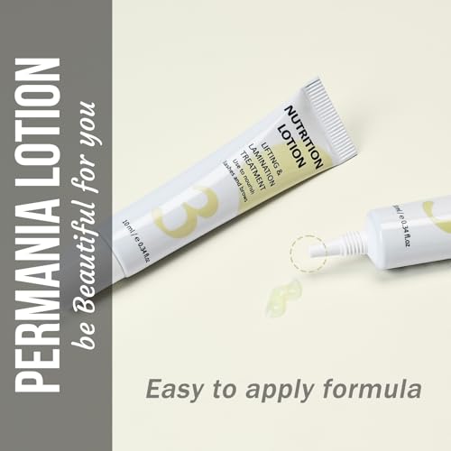 PERMANIA Nutrition Lotion, 10 ml Tube Design Salon Grade for Lash Lift and Brow Lamination Beauty Treatments (only nutrition lotion)