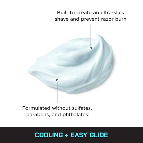 Men's Shaving Cream with Aloe Vera Shea Butter & Macadamia Oil - 6 oz 2 Pack