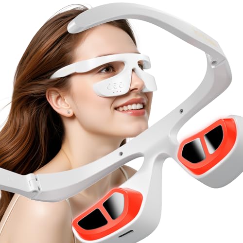 Under Eye Red Light Therapy Device, Red Light Therapy Glasses for Eyes 630¡¾10nm,Red Light Eye Mask for The Treatment of Eye Bags,Dark Circles,Puffiness periorbital for Treating