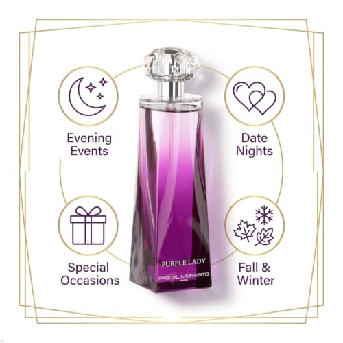 Pascal Morabito Purple Lady Eau de Parfum for Women 3.3 oz Long Lasting Fragrance