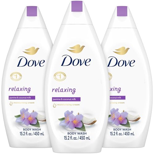 Dove Relaxing Body Wash 3-Pack – Coconut & Jasmine Scent, 15.2 Fl Oz Each Variation of THIS listing
