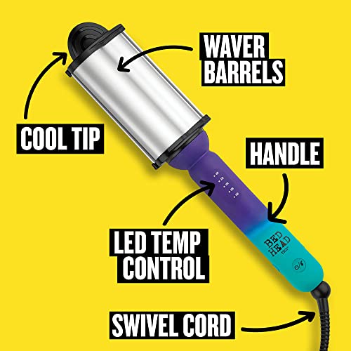 Bed Head Surf¡¯s Up Waver | Relaxed Beachy Waves | Multicolored| 2 Inch Barrels