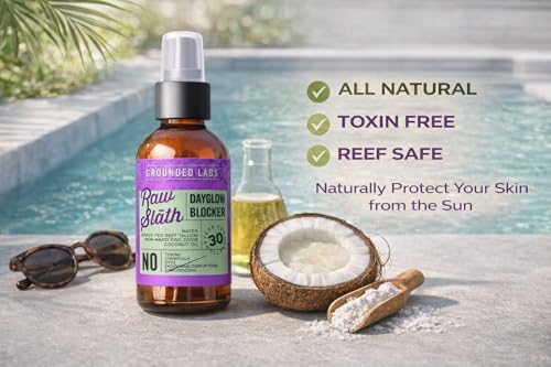 Reef Safe Mineral Sunscreen Spray SPF 30 with Beef Tallow & Zinc Oxide