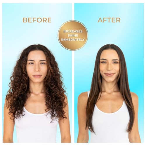 Pure Brazilian Nourishing Hair Oil with Brazilian Nut & Exotic Oils - Smooth, Glossy, Frizz-Free, 4 Fl Oz
