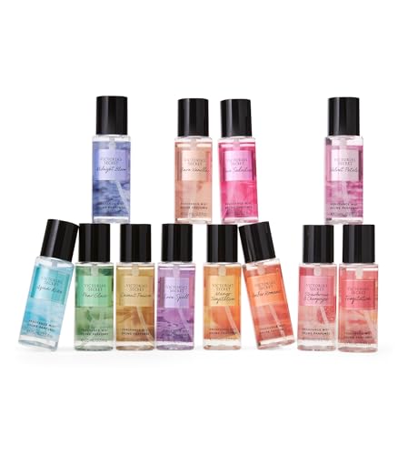 Victoria's Secret Assorted Travel Mist Collection - 12 Fragrances, Gift Set