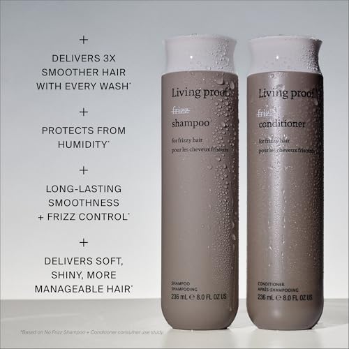 Living Proof No Frizz Conditioner 8 Fl Oz - Smoothing Hair Care for All Hair Types
