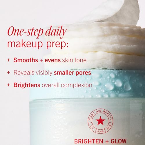 Facial Radiance Pads 60 Count - Brightening & Exfoliating for Sensitive Skin