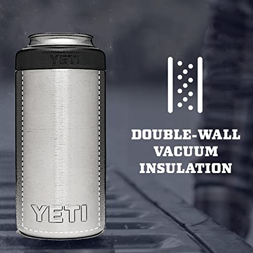 YETI Rambler 16 oz. Colster Tall Can Insulator Black - Keeps Beverages Cold