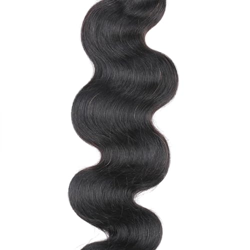 Brazilian Virgin Body Wave Hair Extensions 3 Bundles 18-34 Inch Black #1B