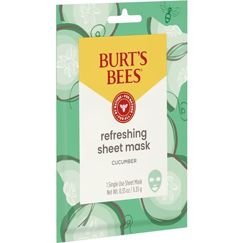 Burt's Bees Refreshing Cucumber Sheet Mask, 6 Pack