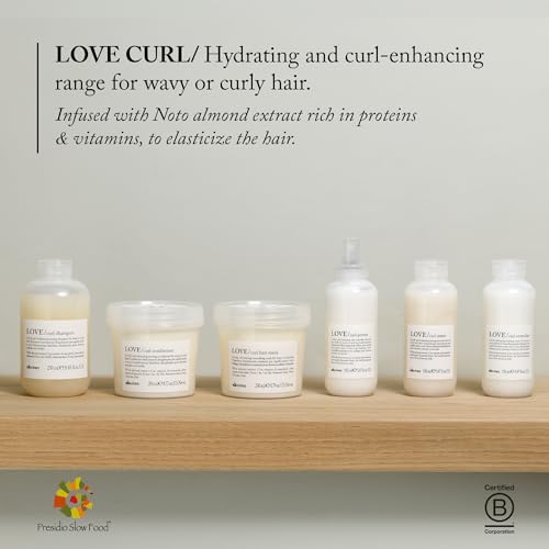 Davines Love Curl Anti-Frizz Spray for Curly Hair, Refresh & Hold