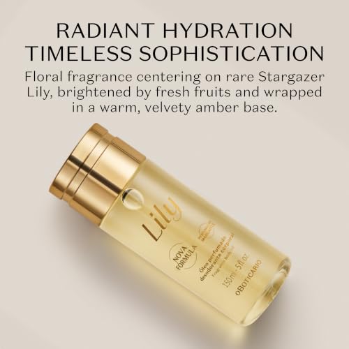 Lily Satin Body Oil - Deep Hydrating, Fragrance Primer & Glow - 5 fl oz