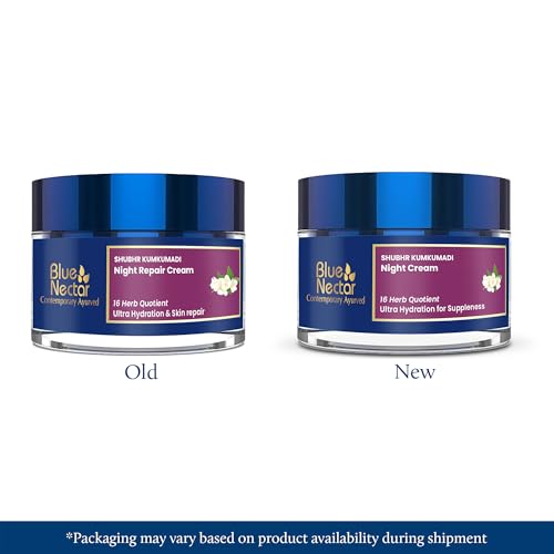 Night Face Moisturizer with Kumkumadi Oil & Herbs for Deep Hydration