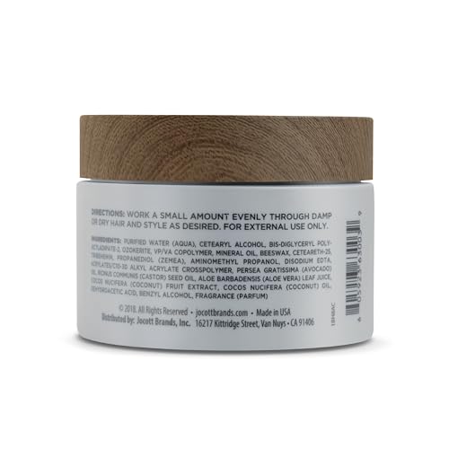 Men's Hair Styling Fiber Paste Gel with Matte Finish - Sandalwood 4 Oz Pack of 2