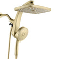12-Inch High Pressure Rain Shower Head with Handheld Spray - 9 Modes