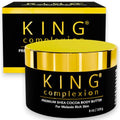 King Complexion Cocoa Body Butter - Large 8 oz with Shea & Coconut Oil — Natural Glow & Ultra Hydration for Black Skin - Skin Care, Body Moisturizer, Massage