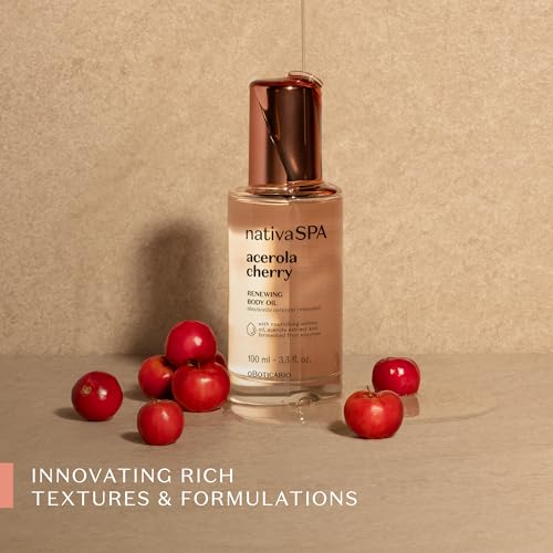 Nativa SPA Acerola Cherry Hydrating Body Oil, 3.38 oz