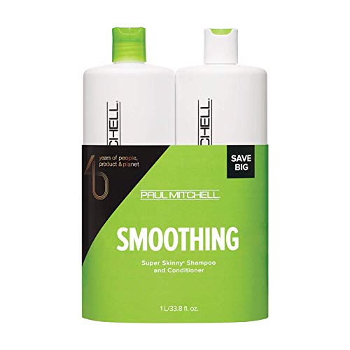 Paul Mitchell Smooth and Soften Hair Care Duo Set - Super Skinny Liter