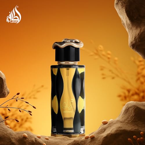 Lattafa Teriaq Intense Unisex Eau de Parfum 3.4oz Long-Lasting Oriental Fragrance