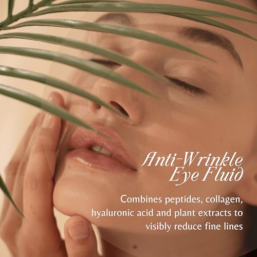 Anti-Aging Eye Cream Gel with Collagen, Squalane & Hyaluronic Acid - Brighten & Hydrate, Reduce Puffiness - 30ml