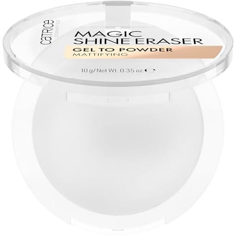Catrice | Magic Shine Eraser Gel-To-Powder | Instant Matte, Soft-Focus Effect | Transparent, Travel-Friendly Formula | Vegan & Cruelty Free (Pack of 2)