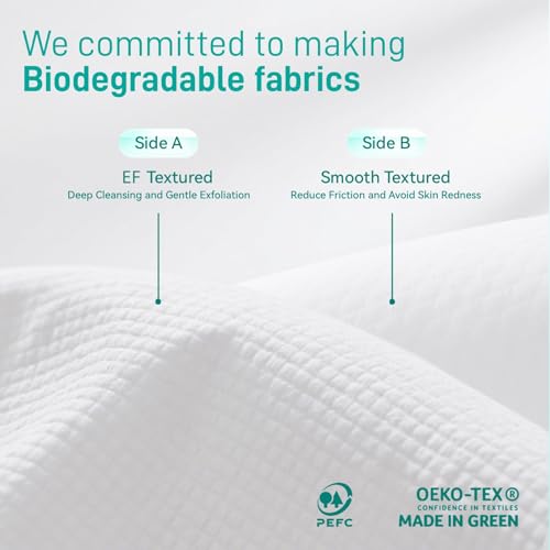 Disposable Face Towels XXL Pack of 6 - Ultra-Soft, Eco-Friendly, 50 Count Each