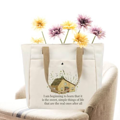 CMNIM House Book Merchandise Gifts Quote Inspired Makeup Bag Fan Gift Farmhouse Pouch 70s Farm Merch