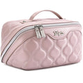BOYATU Pink 3-Piece Travel Makeup Bag Set Large Capacity Organizer