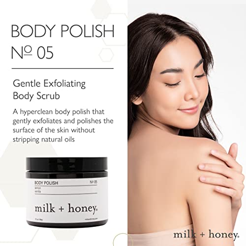 Lemon & Vanilla Exfoliating Body Polish - Sea Salt & Sugar, 7oz