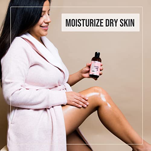 Nighttime Magnesium Cream (Clary Sage) and Stretch Mark Oil (Cocoa) - 2 Pack Bundle
