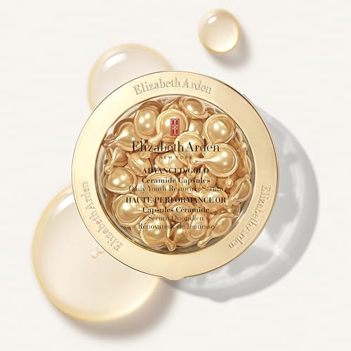 Elizabeth Arden Advanced Gold Ceramide Capsules 60 Count Anti-Aging Face Serum