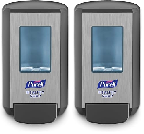 Manual Soap Dispenser for 1250 mL Refills - Graphite - Pack of 2
