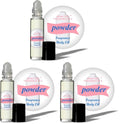 Powder Fresh Fragrance Oil Set - Unisex Perfume Oils, 0.33 Fl Oz Pack of 3 Variation 0.33 Fl Oz