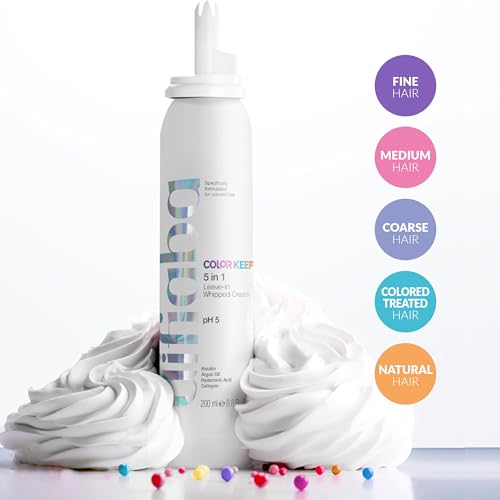 Difiaba 5-in-1 Leave-In Conditioner for Colored Hair - Heat Protect, Shine & Detangle