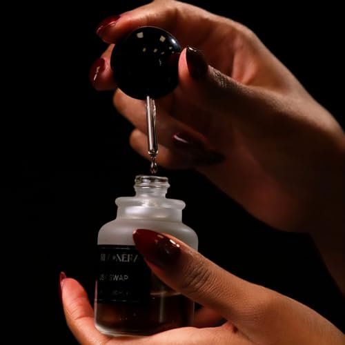 Red Lalibella Perfume Oil for Women & Men - Tropical Fruity Floral Scent - 0.68 Fl Oz - Exquisite Bottle