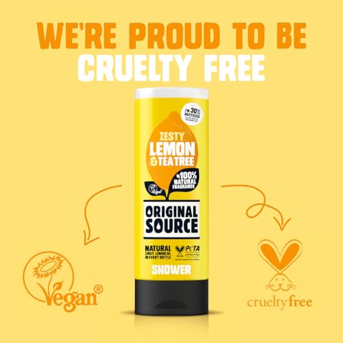 Original Source Lemon and Tea Tree Shower Gel, 250ml