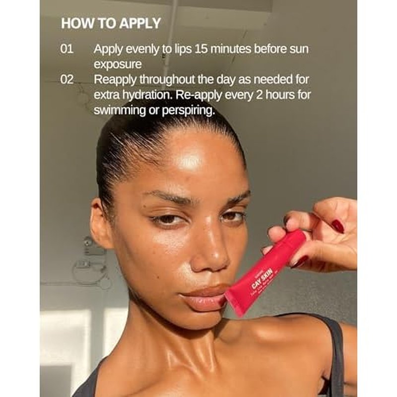 Cay Skin Isle Lip Balm SPF 30 ? High Shine, Hydrating + Sheer Lip Gloss in Vanilla Brown Sugar Flavor ? Formulated with Natural Ingredients for All Skin Tones ? Clear, 0.35 oz